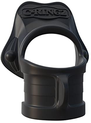 Pipedream Fantasy C-Ringz Rock Hard Ring & Ball Stretcher, Black, 5 cm