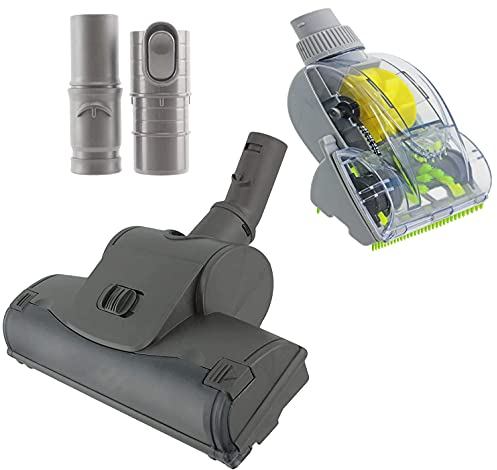 SPARES2GO Brosse turbo principale + mini tête turbine pour tous les principaux modèles d'aspirateurs Dyson.