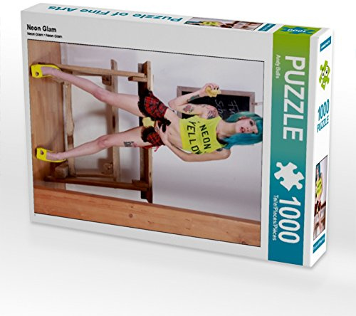 CALVENDO Puzzle Neon Glam | 1000 Teile Lege-Größe 48 x 64 cm Foto-Puzzle für glückliche Stunden