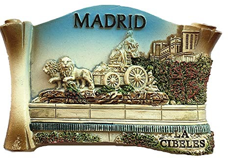 Madrid Spanien 3D-Kühlschrankmagnet, Reiseaufkleber, Souvenir, Heim- und Küchendekoration, Magnetaufkleber, Spanien Kühlschrankmagnet