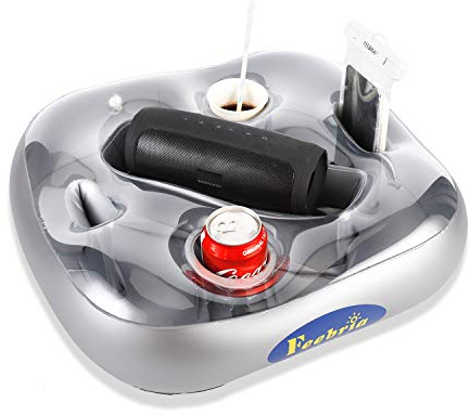 FEEBRIA Verbesserter Pool-Getränkehalter für Whirlpool, Strand und Party-Dekoration
