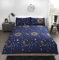 Rapport Home Celestial Duvet Cover Bed Set, Polycotton, Navy, Single