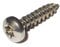 KTH 50 Stück Spanplattenschrauben 3x20 mm - A2 Edelstahl - Torx TX10 - Halbrundkopf PAN HEAD - Vollgewinde - Holzschrauben