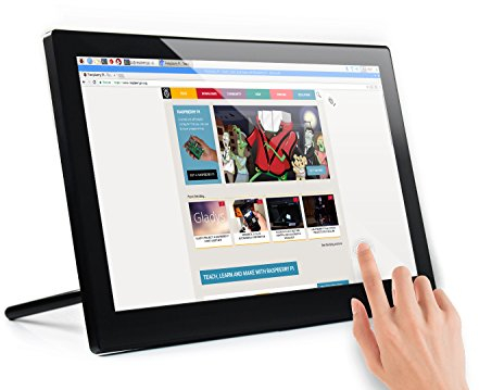 Waveshare 13.3 inch Control Panel Display IPS Monitor 1920x1080 Resolution Capacitive Touchscreen with Toughened Glass Cover Supports Raspberry Pi/Windows PC/Jetson Nano/Game Console(No Touch)