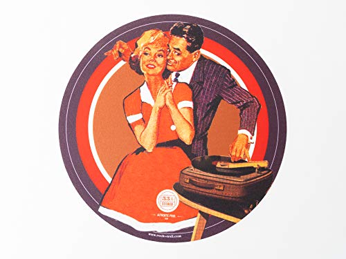 Rock On Wall - Feutrine pour Platine Vinyle - Style Vintage - 2mm d'épaisseur - Fabriquée en Europe