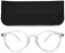 MAGIMODAC Damen Computer Lesebrille Blaulichfilter Leicht Rund Oval Lesebrillen Computerbrille mit Sehstärke Lesehilfe Sehhilfe(Transparent, 2.50)