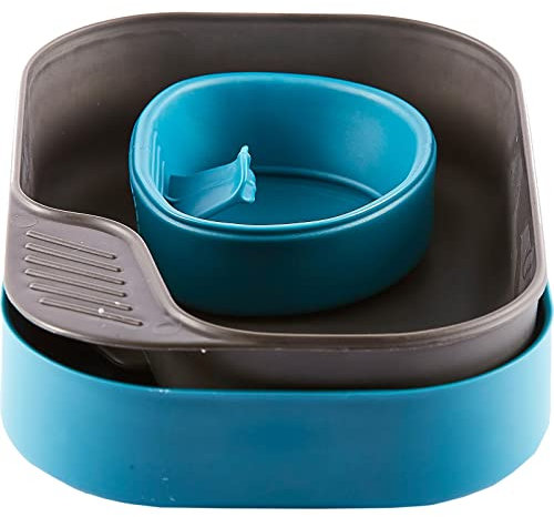 Wildo Camp-A-Box Basic Green Essgeschirr, Azure