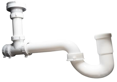 Tuuber Luftzufuhrventil, 3,8 cm (1 1/2 Zoll), mit Ablaufgarnitur für Waschbecken