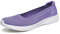 TIOSEBON Scarpe da Donna Basse, Piatte, Ultra Leggere e Traspiranti in Rete 36 EU Viola Chiaro