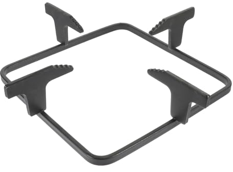 HEMOTON Gasherd Halterung Gaskocher Kreuz Grillaufsatz Metall Gas Kreuz Gasherd Gitter Gaskocher Gitter Pfannenträger Gasherd Aufsatz Klein Elektrischer Ofen Halterungsring Gusseisen