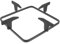 HEMOTON Gasherd Halterung Gaskocher Kreuz Grillaufsatz Metall Gas Kreuz Gasherd Gitter Gaskocher Gitter Pfannenträger Gasherd Aufsatz Klein Elektrischer Ofen Halterungsring Gusseisen