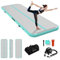 Aufblasbare Tumbling Matte,3 m/4 m/5 m/6 m Turnmatte Air Gymnastikmatte mit Luftpumpe für Zuhauseg/Taumel/Cheerleading/Wasser/Yoga/Outdoor