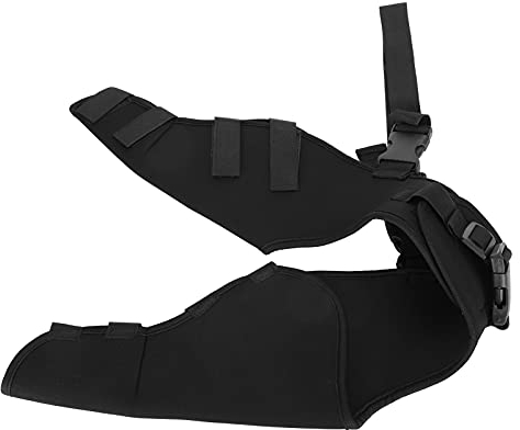 Tbest Kniebandage Hund Kreuzbandriss, Hundehüftbandage Hinterbeine Für Kleine Hunde Doppelkniekreuzbandstütze Wundschutz Beinrücken verstellbare Kniestütze für die Erholung der Hinterbeine von Hunden