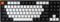 Keychron C1 Mac Layout Tastiera Meccanica Cablata, Gateron G Pro Red Switch, Tenkeyless 87 tasti ABS keycaps Tastiera del computer per Windows PC Laptop, bianca, cavo USB-C Type-C