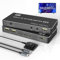 USB C KVM Switch 8K@60Hz 4K@120Hz, 2 Port Typ C für 2 Computer, 1 DisplayPort Monitor, Mit 3 USB 2.0 Geräte und Mikrofon Audio, Umschalter für Thunderbolt und MacBook Pro