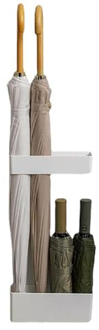 Porte-parapluie mural multifonction sans clou