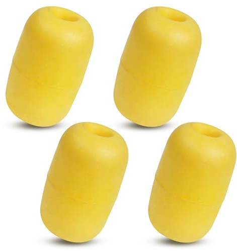 Flotteurs à Corde Bouée Flottante, 4pcs Bouées de Repère de Pêche Eaux Profondes Bouée de Piège à Crabes Bouée D'ancrage Kit de Flotteur Accessoires pour Bateaux Kayak Crabbing Trail Dock Pool Skiing