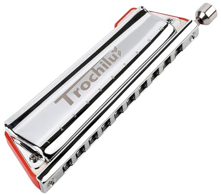 JDR Trochilus 10-Loch-Chromatik-Mundharmonika(Pop-Stimmung–G) | Einzigartige Anordnung der Stimmzungen, Dual-Tuning-Schiebesystem, Armonica – ein echter Game Changer