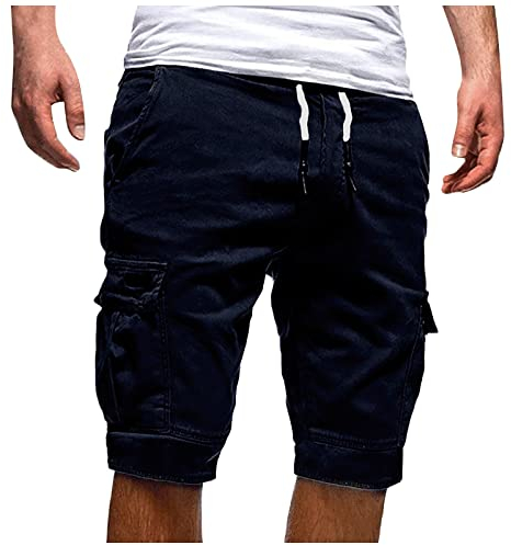 HGWOPGASD Kurze Hosen Herren Baggy Herren Cargo Shorts Kurz Sommer Bermuda Kurze Hosen Herren Stretch Kurze Hose Herren Kurze Hosen Kurze Cargo Hosen Männer Kurz Hose Kurze Pants Cord Shorts Kurze