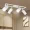 Dehobo LED Deckenstrahler 4 Flammig Weiß GU10, Deckenlampe Strahler Schwenkbar 450°, Deckenspots für Küche Schlafzimmer Wohnzimmer, Nein Leuchtmittel
