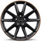4x Borbet Felgen Alufelgen LX19 8x19 ET44 5x112 black matt rim copper kompatibel mit Audi A3 A4 A6 A8 Q2 Q3 Q4 RS3 S3 S4 S8 SQ2 TT