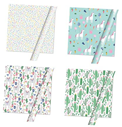 minkissy 10 Stück Alpaka Geschenkpapier Geschenkpapier Partygeschenke Papierverpackungen