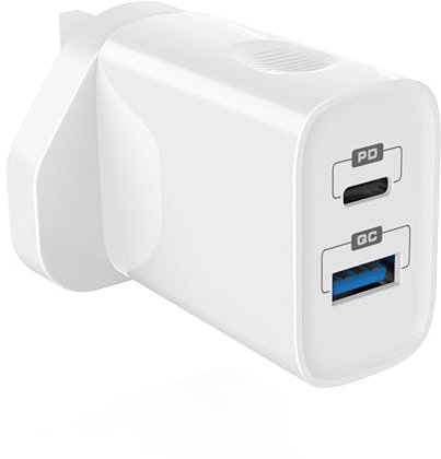 ilikable 20W USB C Fast Charger Plug 2 Port iPhone Fast Charger PD USB C Plug Adapter UK Fast Charging for iPhone 15 14 13 Mini 12 11 Pro Max X XS XR SE 8 Plus, iPad Pro Air Mini AirPods Pro