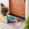 NAWVNMI Washable Door Matts indoor - Non Slip Door Mats Inside front back floor doormats Large Door mat indoor - Color heart butterfly - Kitchen hallway Mats (50x80cm)