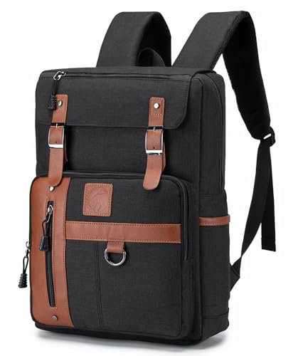 SUCIKORIO 40x30x15cm Travel Backpack Underseat Cabin Bag Luggage British Airways Wizzair Waterproof Oxford Travel Rucksack Cabin Size for Plane Hand Luggage with 15.6 Inch Laptop Compartment, Black