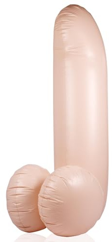 Blowup Dick 55'/ 140 cm - Giant Inflatable Penis - Fun, Waterproof Party Decoration for Gags, Pranks & Celebrations