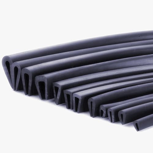 HAEKEBC Gummi-Türdichtungsstreifen U-Kanal-Kantenverkleidung Kantenschutz Aus Blech, Kantenschutz Für Autotüren, Passend Für Flexible Dichtungsgummiverkleidung(1mm-0.04in)