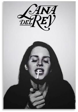 CHIMOSHEJI Lana Del Rey Vintage-Poster, Wandkunst, dekoratives Gemälde, Schlafzimmer, 30 x 45 cm, ungerahmter Stil