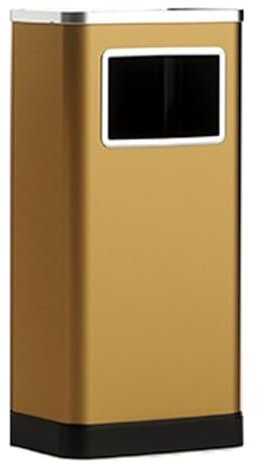 poubelles Poubelle en acier inoxydable avec couvercle, poubelle commerciale en métal avec seau intérieur amovible et dessus cendrier, for bureau, hôtel, intérieur et extérieur Poubelle de cuisine(Rose