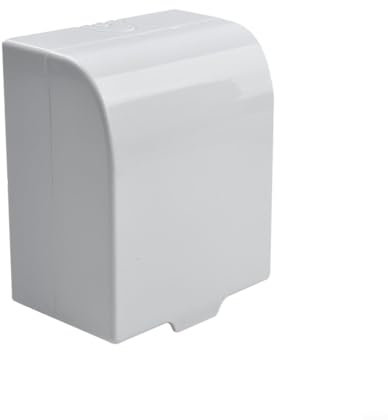 Sandyseptember Power Socket Waterproof Box Cover 86 Type Switch Protection Plastic Switch Cover Wall Socket Plate Panel Switch Box Cover Protector(White)