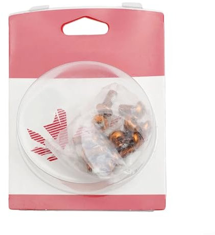 Lot de 50 vis de frein à disques VTT T25 en aluminium robuste (12 pièces, orange)