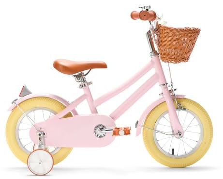 Generation Hip Kinderfahrrad 12 Zoll - Rosa - Fahrrad mit Stützrädern für Kinder von 2 bis 4 Jahren