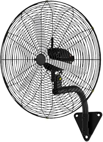 TYYCKJ Rraeoy Wall Fan, Super Wind Industry Wall-mounted Electric Commercial Fans, Large Air Volume High-power Rotatable Factory Horn Fan (Size : 30 inches)