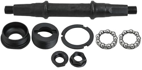 Daaxing Fahrrad-Innenlager-Achsen-Set, verbessertes Fahrerlebnis, Fahrrad-Tretlager-Achsen-Kit mit quadratischem Loch-Design