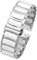 LMINGZE Correa de reloj de cerámica de repuesto universal de 18 mm, 20 mm y 22 mm, correa de reloj de metal de liberación rápida.(White,20mm)