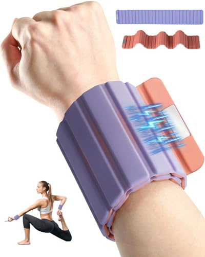 Poids Poignet, [Magnétiques-1 Paire/1KG] Spopal Poids Cheville,Leste Cheville, Magnétiques Ultra-minces, Matériau en Silicone Imperméable,pour Marche Yoga Course Pilates la Natation Salle de Sport