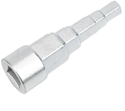 Heizkörperventilschlüssel, 5-stufiger Spudschlüssel für 1/5.1 cm Ratsche, Chrom-Vanadium-Stahl-Werkzeug für Heizkörperventile und Armaturen