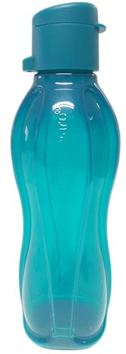 Tupperware to Go Eco 500ml Eco Easy Flip Top Trinkflasche EcoEasy frü Getränke Flasche 500 ml grün türkis dunkel
