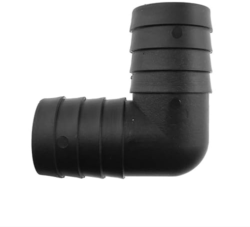 Pond Hose Connectors: T-Bend, Straight, Tap, Valve, Tee, Elbow, Flow Control, Adjustable, Leak-Proof Fittings for Water Pumps, Filters, and Irrigation Systems (Elbow 50mm)