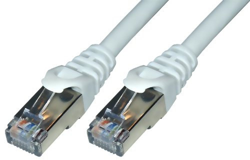 MCL Samar FCC6BM-25M - Cable de parcheo RJ45 (Cat. 6, F/UTP, 25 m), Color Gris
