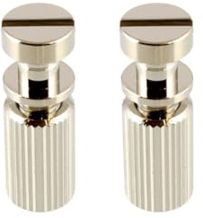 Allparts TP 0455-001 Studs/Sleeves 2 Pieces Nickel Replacement and Small Parts for Electric Guitar