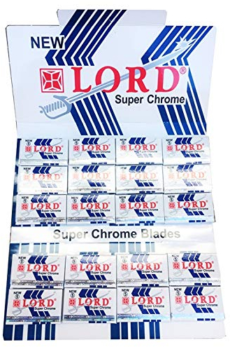 100 Lord Super Chrome Rasierklingen