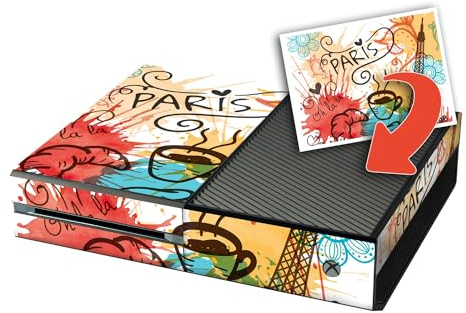 atFoliX Personalisierbare Designfolie kompatibel mit Microsoft Xbox One - gestalte deinen Skin Aufkleber im Custom-Konfigurator einfach selbst