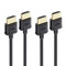Cable Matters2-Pack, Ultra-Slim HDMI Cables 3D & 4K Rated with Ethernet - 10 Ft