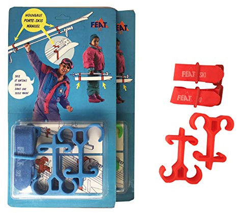 Delatex Porte-Skis Universel Manuel pour Voiture, Lot de 3