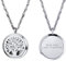PROSTEEL Ätherische Öle Diffusor Anhänger Halskette Edelstahl Damen Herren Medaillon mit Kette Hohl Baum des Lebens personalisiert Parfüm Aromatherapie Floating Locket mit 8 Pads für (Silber)